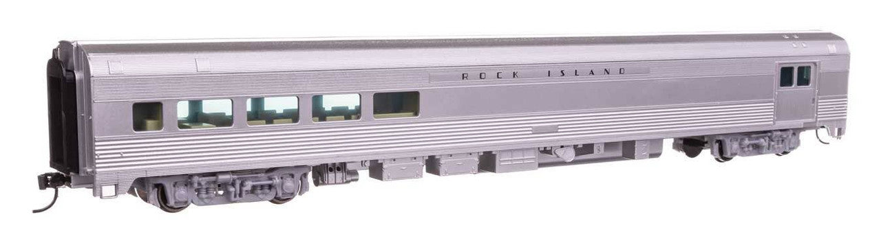 Walthers 910-30073 HO Rock Island 85' Budd Baggage-Lounge Ready to Run