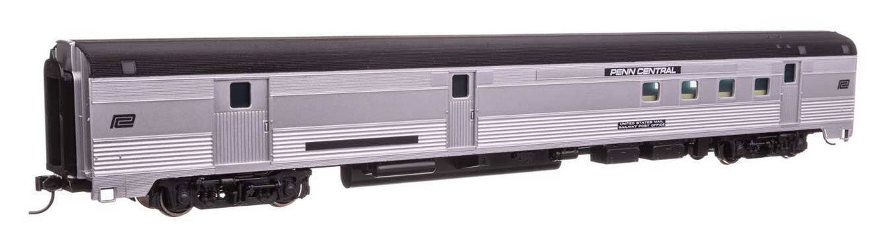 Walthers 910-30319 HO Penn Central 85' Budd Baggage-Railway Post Office RTR