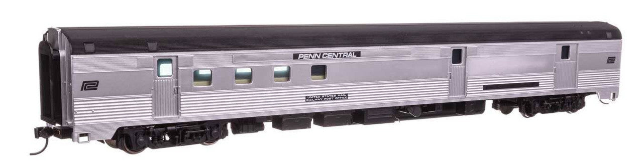 Walthers 910-30319 HO Penn Central 85' Budd Baggage-Railway Post Office RTR