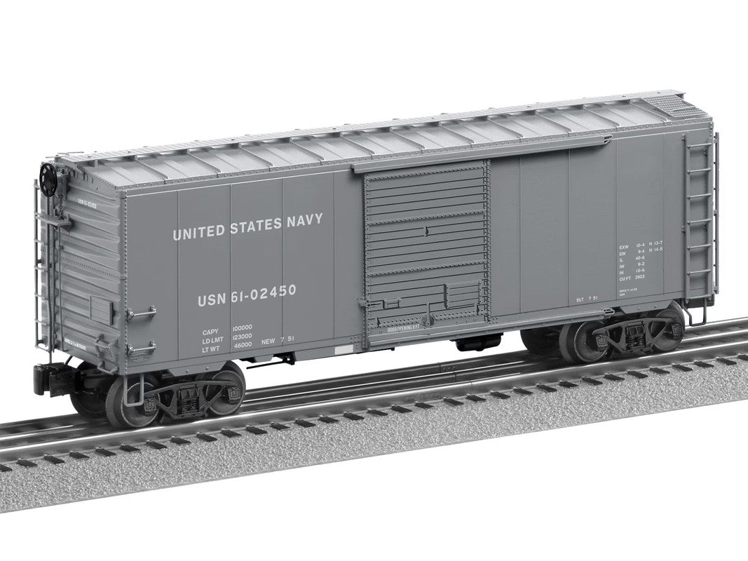 Lionel 2426110 O US Navy Patriotsounds PS-1 Boxcar #61-02450