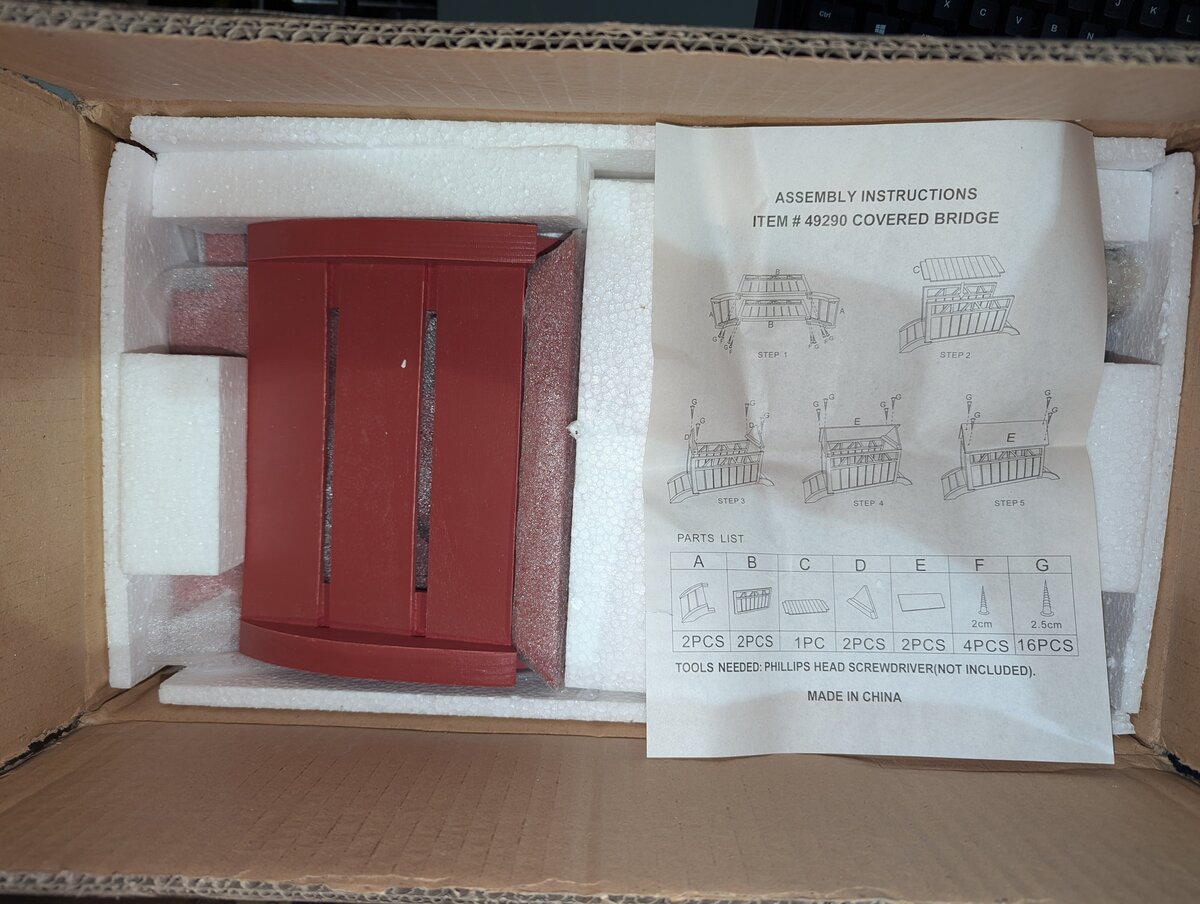 W.M.G. 49290 Covered Bridge Building Kit