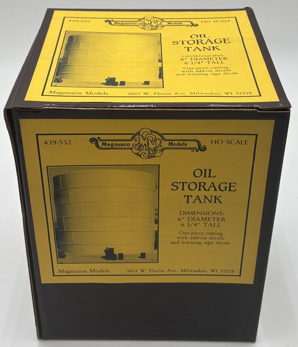 Magnuson Models 439552 HO Oil Storage Tank