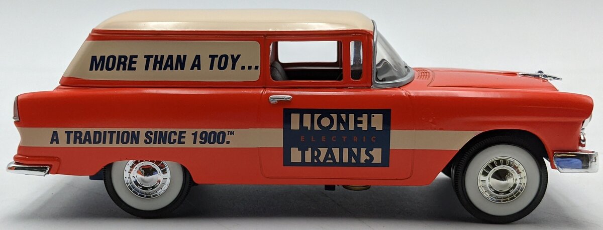 Eastwood Automobilia 303500 1:25 Lionel 1955 Chevy Delivery Lockable Coin Bank