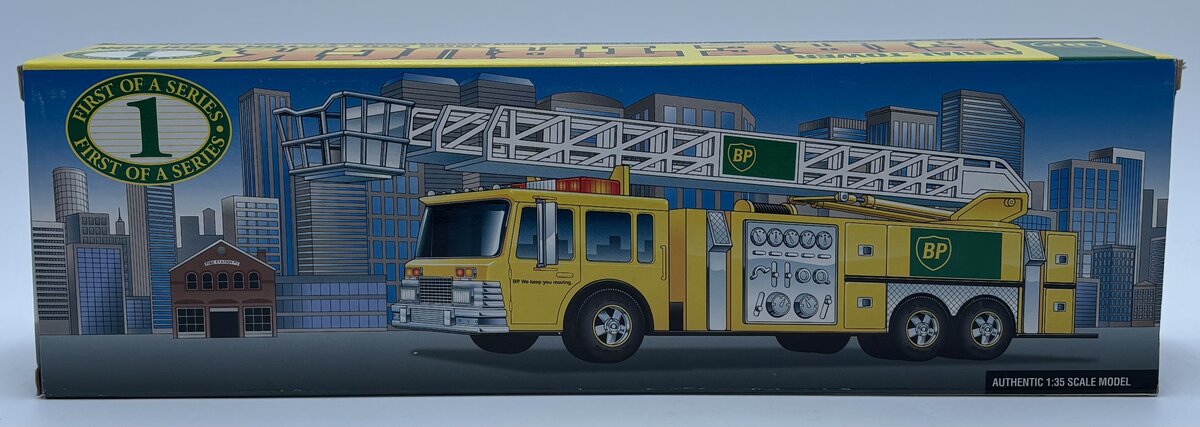 BP 1996 1:35 Die Cast Aerial Tower Fire Truck Collector's Edition