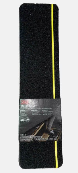 3M 7768NA Safety Walk Reflective Tread Black w/Yellow Line