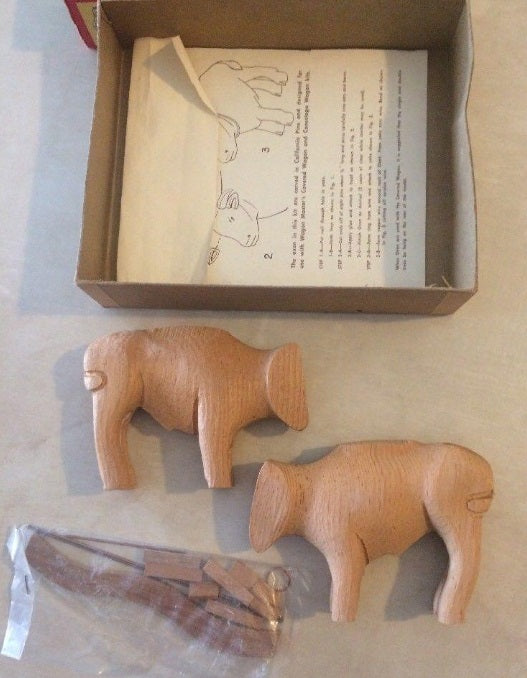 Craft Master 952:298 Ox Team Wagons of the Old West Wood Kit (Box of 2)