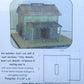 Rail Scale Models 1135 O The Tobacco Barn Wood Craftsman Building Kit