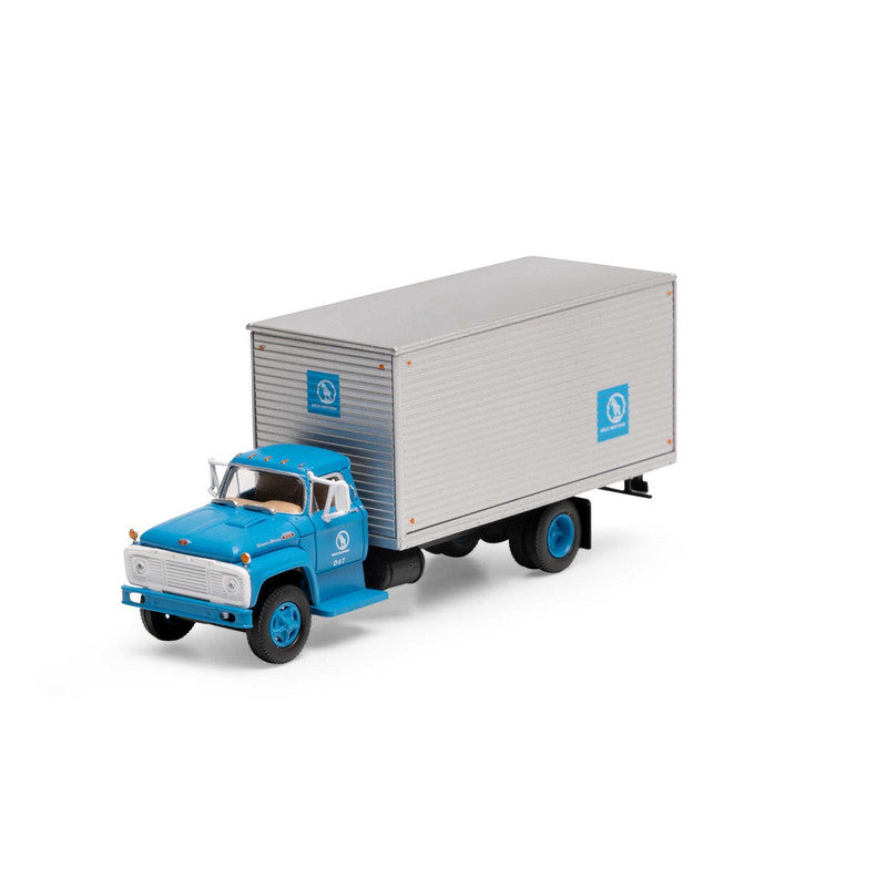 Athearn 10037 HO Great Northern Ford F850 Box Van #D47