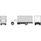 Athearn 10058 HO White Ford F850 Box Van