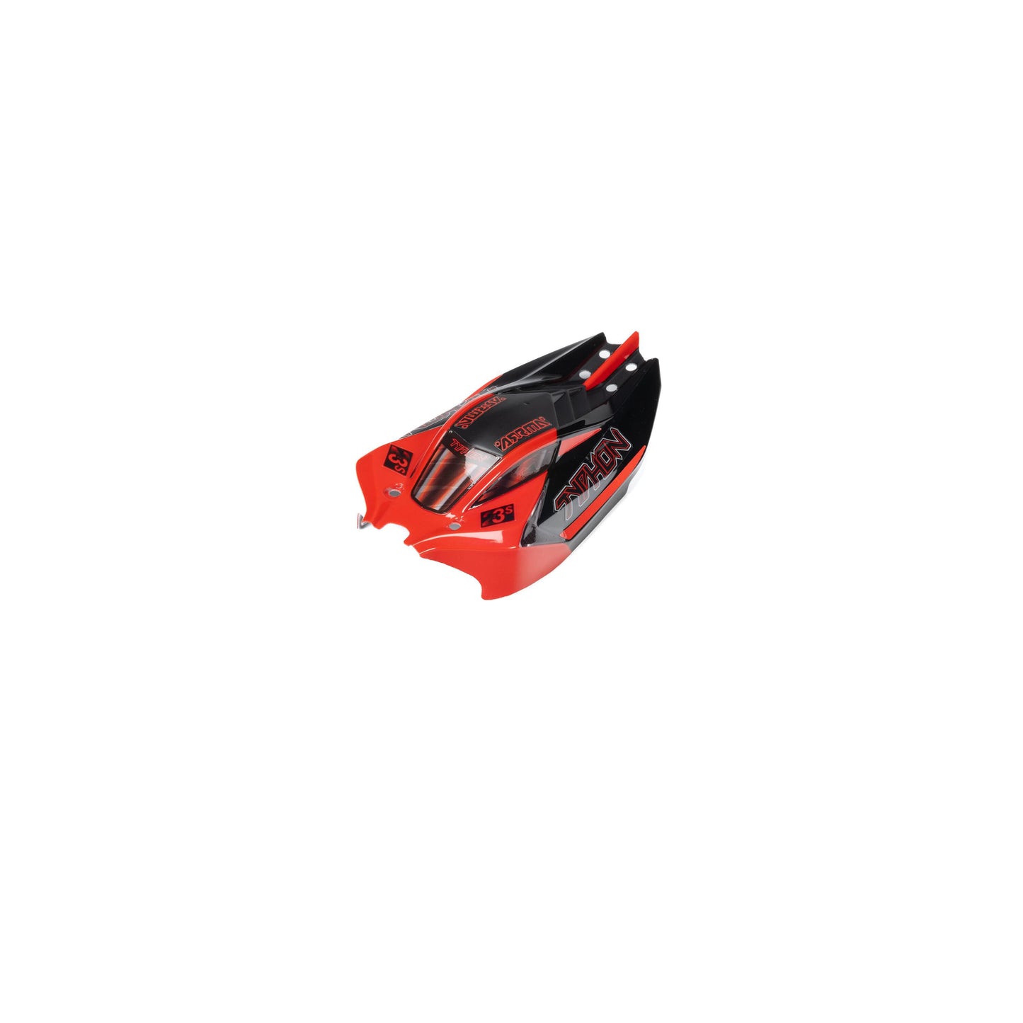ARRMA ARA-1561 Red/Black TYPHON GROM Painted Decaled Trimmed Body