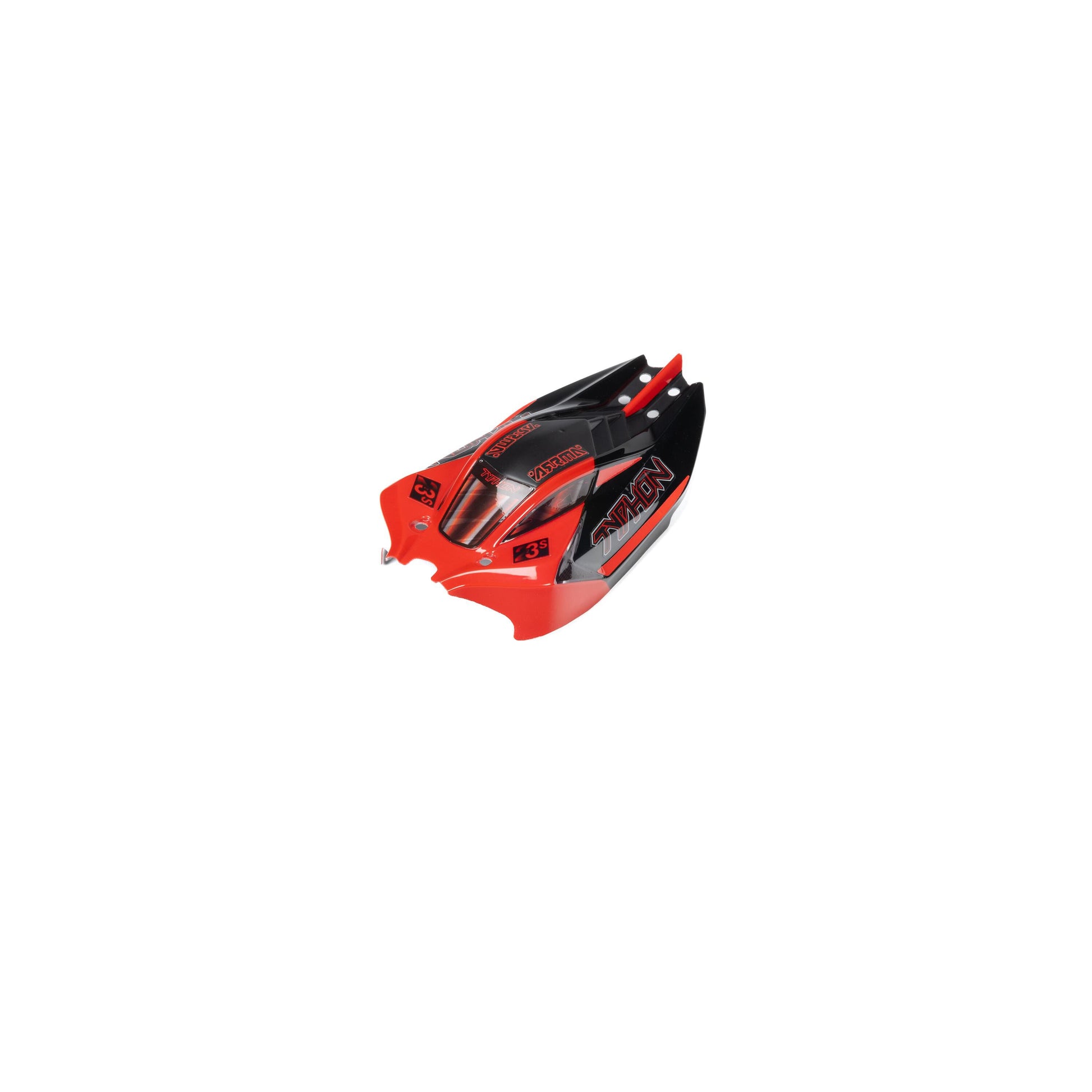 ARRMA ARA-1561 Red/Black TYPHON GROM Painted Decaled Trimmed Body