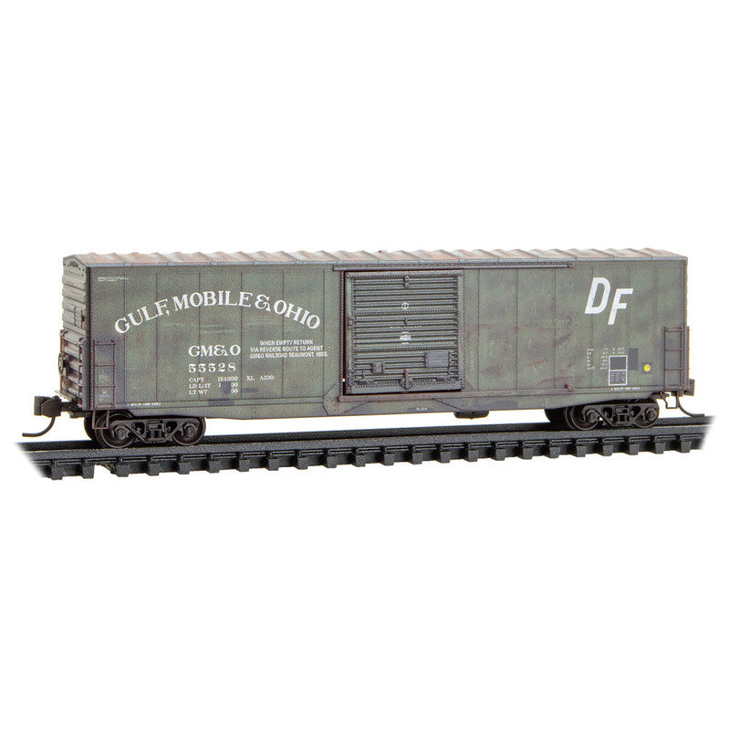 Micro-Trains 98305082 N Gulf, Mobile & Ohio Weathered 50' Boxcar