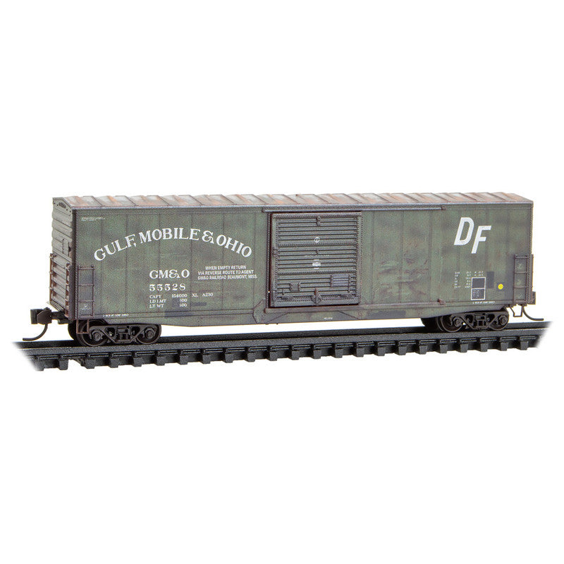 Micro-Trains 98305082 N Gulf, Mobile & Ohio Weathered 50' Boxcar