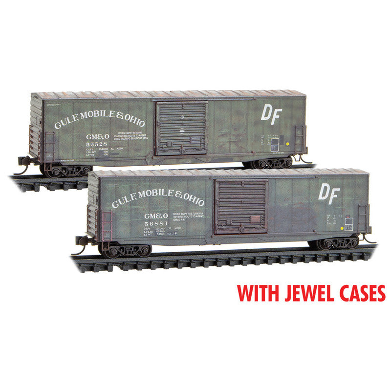 Micro-Trains 98305082 N Gulf, Mobile & Ohio Weathered 50' Boxcar