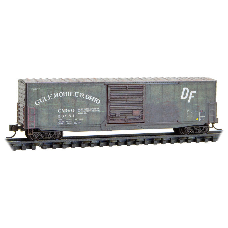 Micro-Trains 98305082 N Gulf, Mobile & Ohio Weathered 50' Boxcar