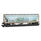 Micro-Trains 98305083 N First Union Rail Leasing 3-Bay Covered Hopper (Set of 3)
