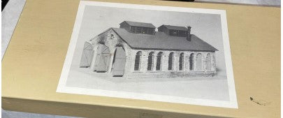 The Hobby Gallery 6716 HO Two-Stall Enginehouse Building Kit