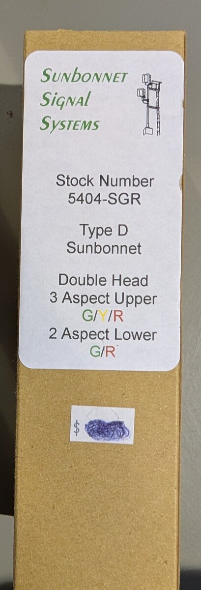 Sunbonnet Signal Systems 5701-SGR Type D Sunbonnet Double Head