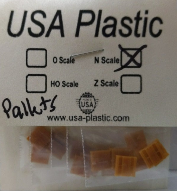 Acme 0025 N Scale Brown Plastic Palets (Pack of 25)