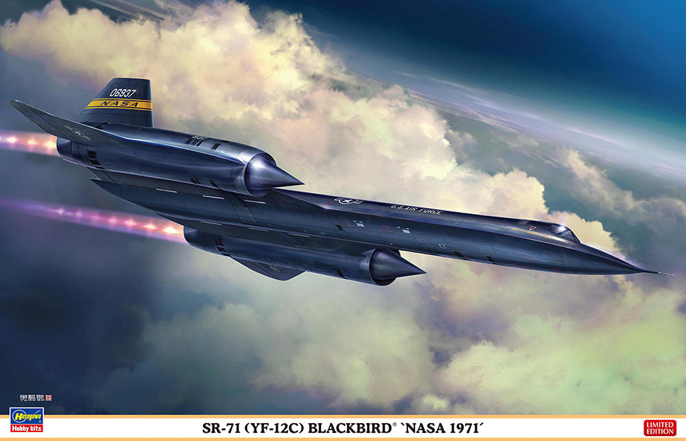 Hasegawa 02486 1:72 SR-71 (YF-12C) Blackbird Aircraft Plastic Model Kit