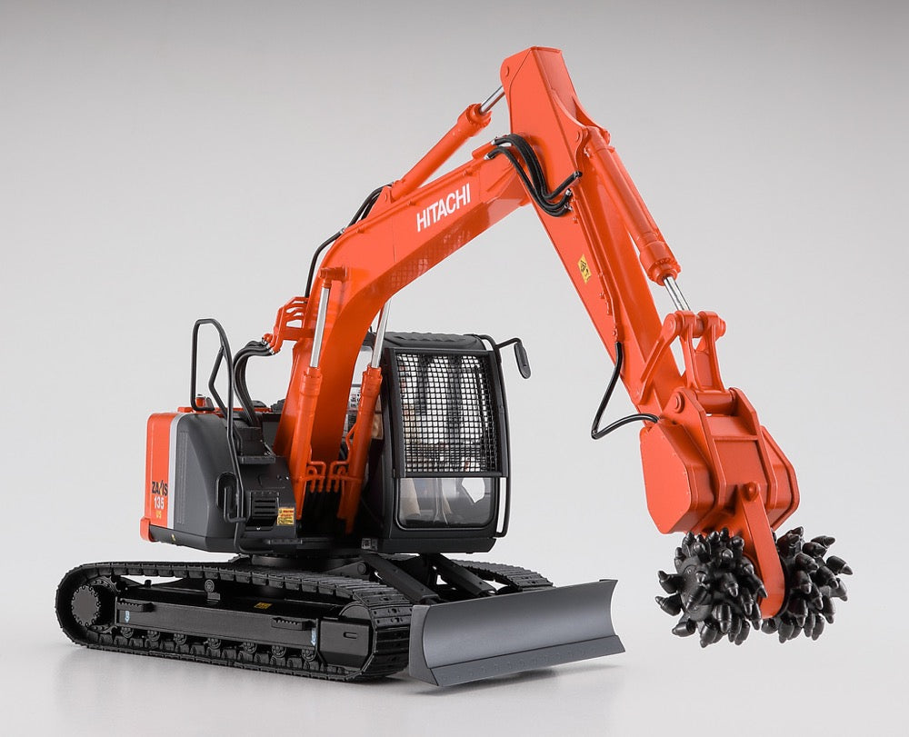 Hasegawa 66111 1:35 Excavator Zaxis 135US Cutter Heads Plastic Model Kit