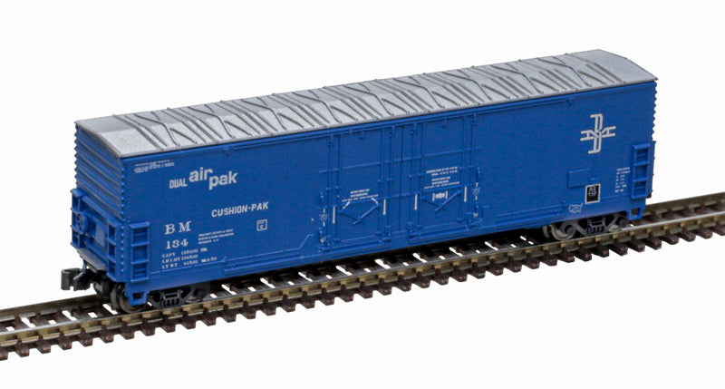 Atlas 75000017 Z Boston & Maine 53' Evans Double Plug Door Box Car #134