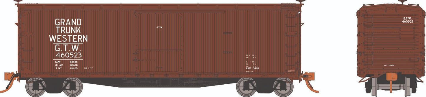 Rapido Trains 130121A HO GTW USRA Double-Sheathed Boxcar Single Car