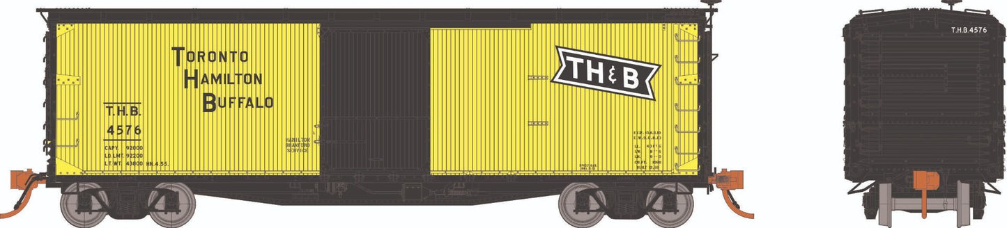 Rapido Trains 130115 HO TH&B USRA Double-Sheathed Boxcar #2 (Pack of 2)