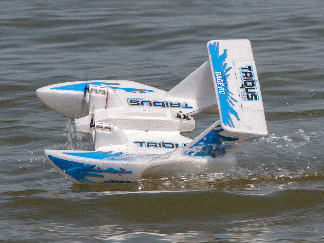 Rage R/C 3100 Blue Tribus 250 Electric Powered RTF Amphibious Aircraft