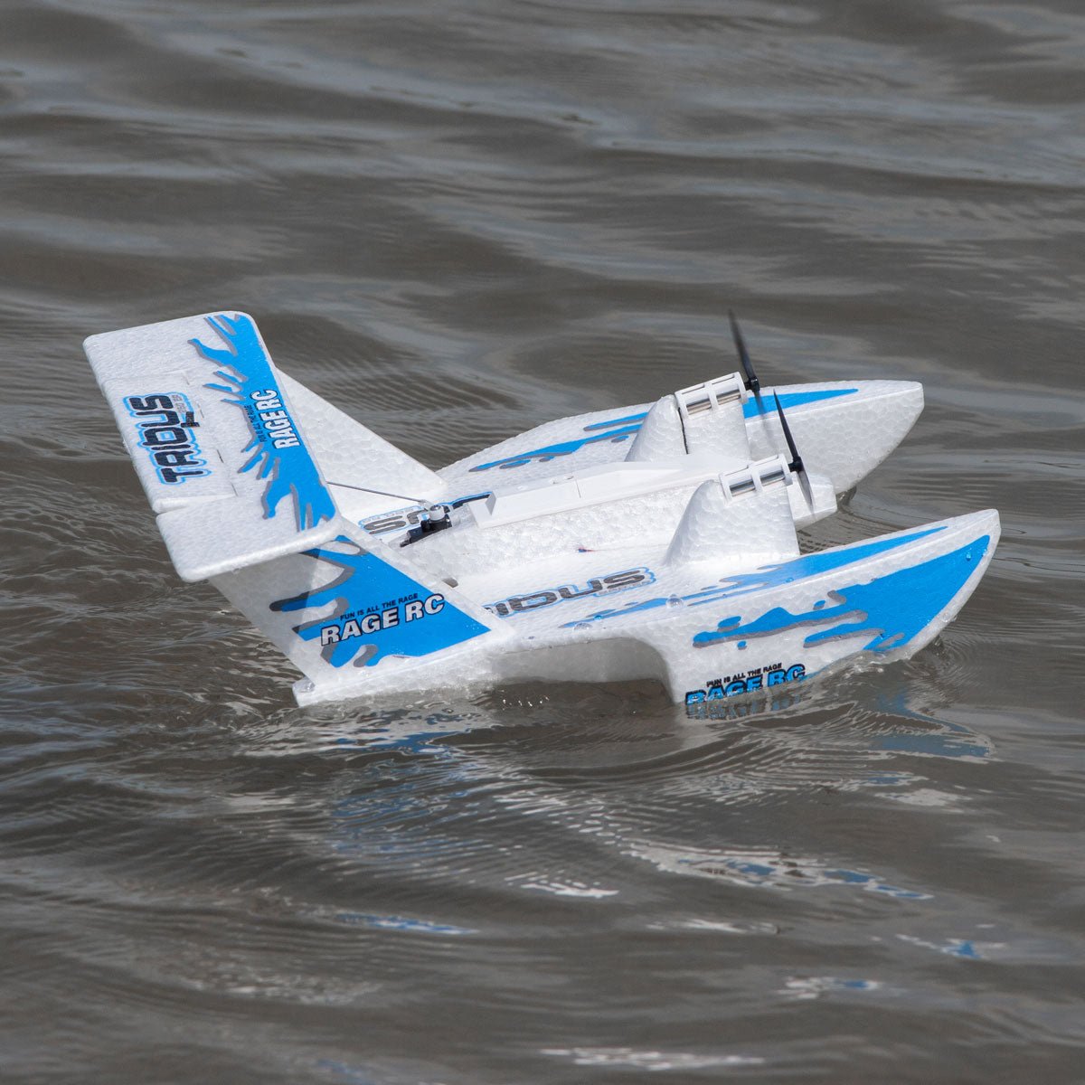 Rage R/C 3100 Blue Tribus 250 Electric Powered RTF Amphibious Aircraft