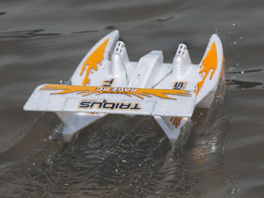 Rage R/C 3101 Orange Tribus 250 Electric Powered RTF Amphibious Aircraft