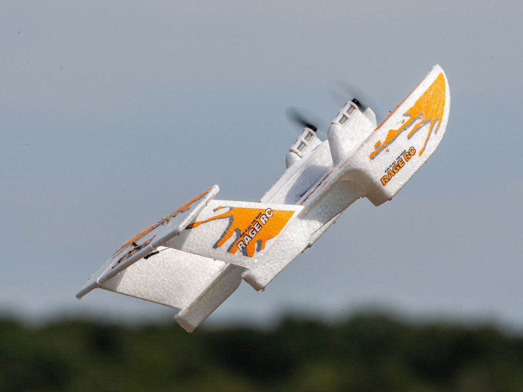 Rage R/C 3101 Orange Tribus 250 Electric Powered RTF Amphibious Aircraft