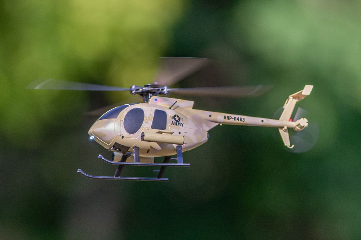 Rage R/C 6100 Hero-Copter Military Army 4-Blade RTF Heli