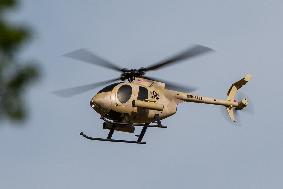 Rage R/C 6100 Hero-Copter Military Army 4-Blade RTF Heli
