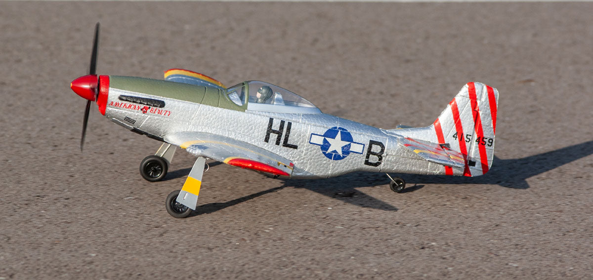 Rage R/C A1600 P-51D Mustang 500mm Brushless RTF Warbird with PASS System