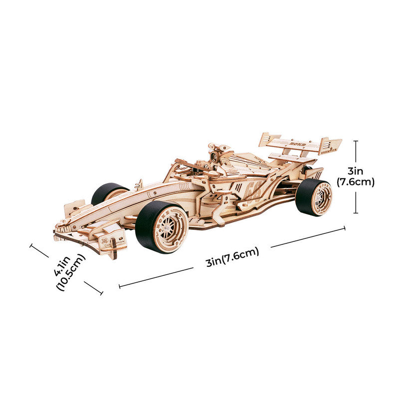 Robotime LK505 ROKR Racing Car 3D Wooden Puzzle