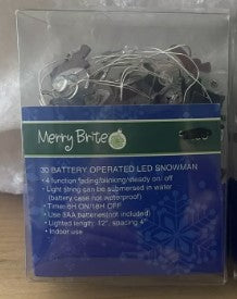 Acme 176643 Merry Brite 25 Count Battery Operated LED Wire Lights