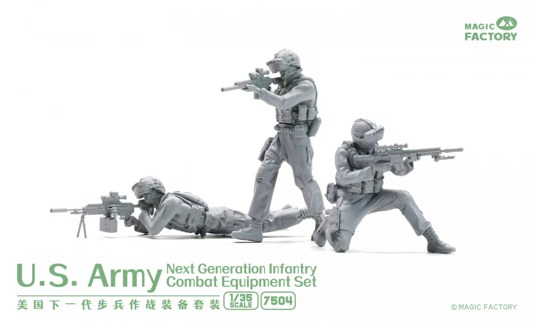 Magic Factory 7504 1:35 U.S Army Next Gen Infantry Equipment Set Plastic Kit