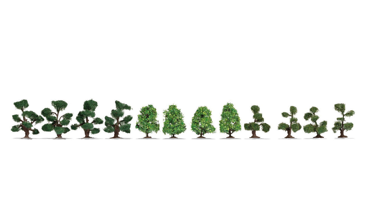 Noch 21546 HO/TT/N 4-5 cm Ornamental Bushes (Pack of 12)