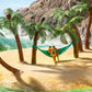 Noch 21772 HO Micro-Motion Palms with Hammock