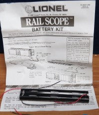 Lionel 73-3097-250 HO/O Gauge Railscope Battery Kit