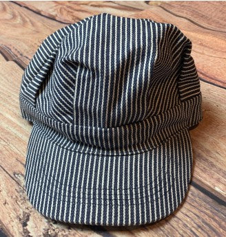 Country Trains EH-ONIB Blue & White Striped Infant Engineer Hat