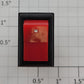 Acme R1211-1 SPST Red Rocker Panel Switch 6A @ 120VAC without Hardware