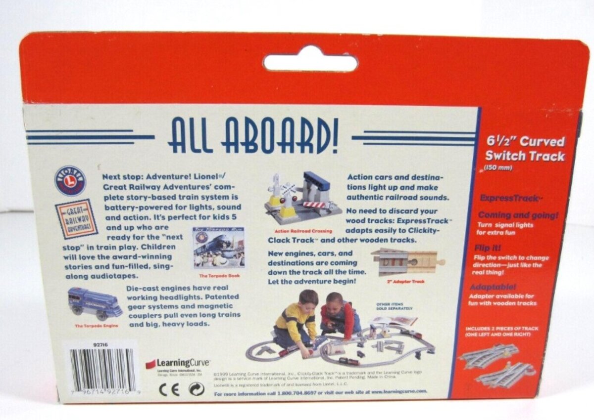 Lionel 92716 Learning Curve 6-1/2