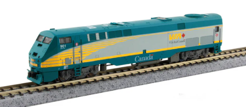 Kato 176-6042 N VIA Rail GE P42 "Genesis" Diesel Locomotive #901