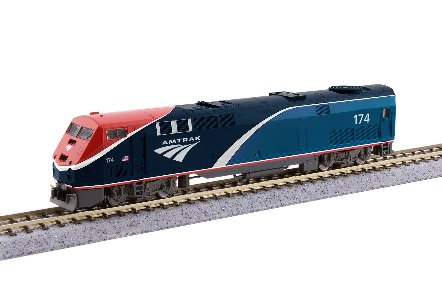 Kato 176-6041 N Amtrak Phase VII GE P42 "Genesis" Diesel Locomotive