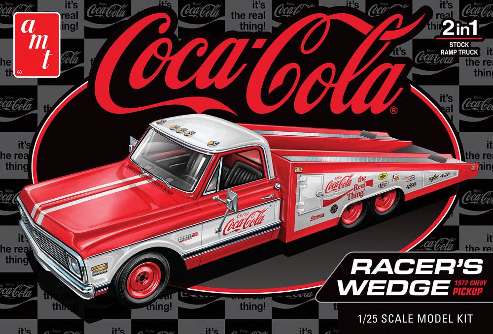 AMT 1506 1:25 Coke 1972 Chevy Racer's Wedge Pickup Truck Plastic Model Kit
