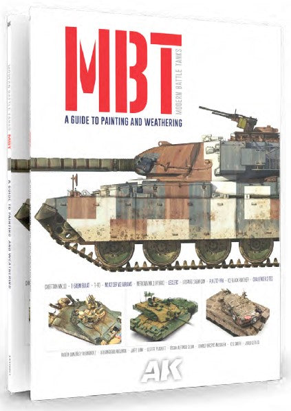 AK Interactive AK130021 MBT Modern Battle Tanks Guide Semi-hard Cover Book