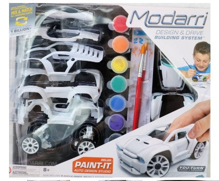 Modarri 1172-01 1:43 Delux Paint-It Auto Design Studio Car Set