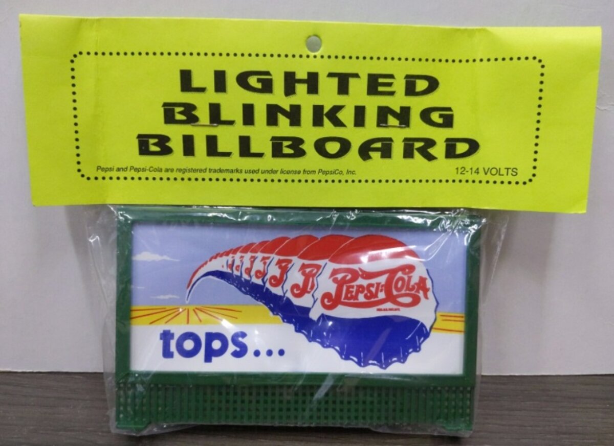 Town & Country Hobbies Pepsi Tops 12-14v Lighted Blinking Billboard
